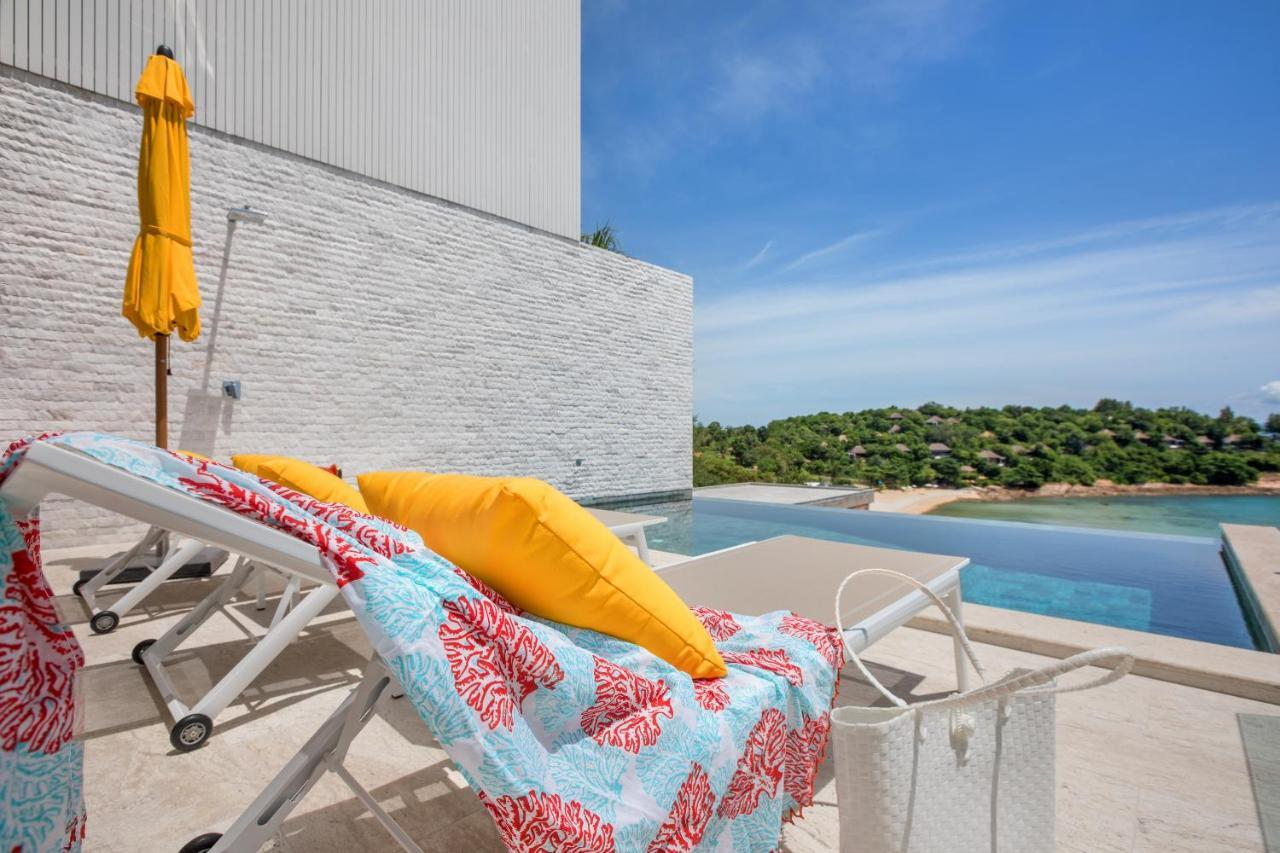 Beachside Villa - B18 - At Bayside Luxury Villas Samrong Bay Beach, 4 Bed 5 Bath, Sea & Sunset Views, Only 200M Walk To The Beach Choeng Mon Ngoại thất bức ảnh