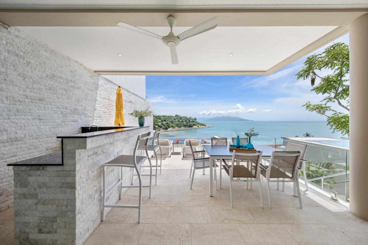 Beachside Villa - B18 - At Bayside Luxury Villas Samrong Bay Beach, 4 Bed 5 Bath, Sea & Sunset Views, Only 200M Walk To The Beach Choeng Mon Ngoại thất bức ảnh