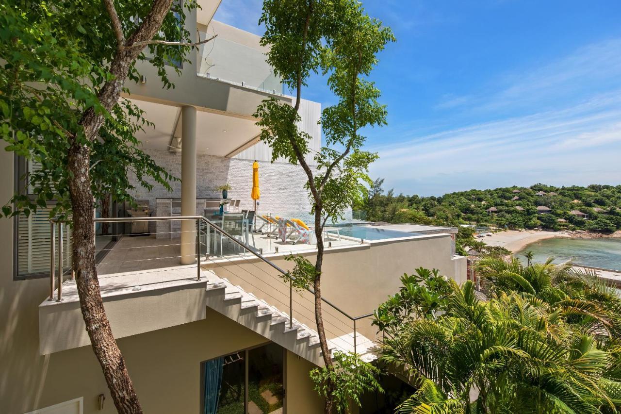 Beachside Villa - B18 - At Bayside Luxury Villas Samrong Bay Beach, 4 Bed 5 Bath, Sea & Sunset Views, Only 200M Walk To The Beach Choeng Mon Ngoại thất bức ảnh